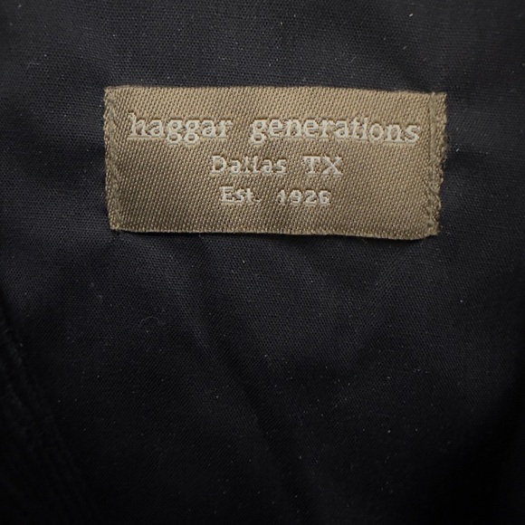 Haggar Men’s Black Corduroy Flat Front Pants Expandable waist W40” x 30”… - Picture 7 of 7